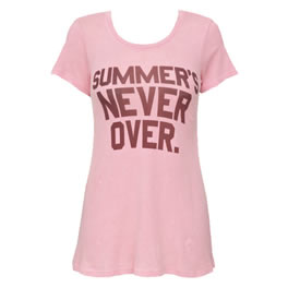 Wildfox Summers Never Over Tee in Barbie