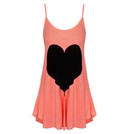 Wildfoxfashion WildFox Couture Black Heart Slip Dress