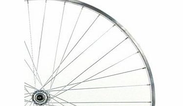 Wilkinson Alloy Rear Wheel with Steel Hub and Solid Axle - Black, Size 26 x 1.75