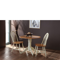 Wilkinson Furniture Beacon Drop Leaf Dining Table in Buttermilk