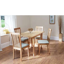 Wilkinson Furniture Childers Solid Wood Extending Dining Table in