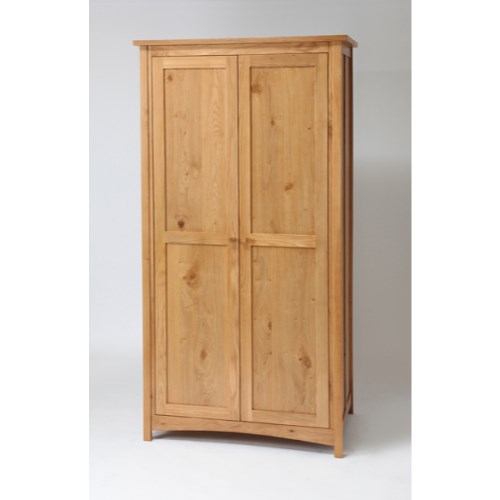 Wilkinson Furniture Hepburn Oak 2 Door Wardrobe