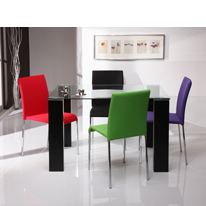 Wilkinson Furniture Ratingen Glass Top Dining Table