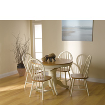Wilkinson Furniture Wiltshire Extending Dining Table in Buttermilk