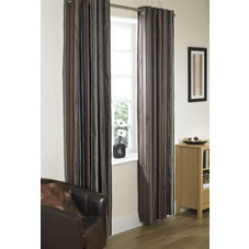 Wilkinson Plus Arizona Curtains Lined Ring Top Chocolate
