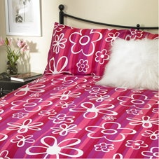 Wilkinson Plus Funky Daisy Duvet Set Pink Double