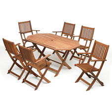 Wilkinson Plus Hardwood Dining Set 7 Piece