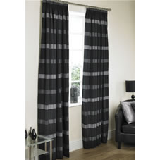 Wilkinson Plus Longton Curtains Lined Black 46inx54in