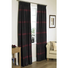 Wilkinson Plus Longton Curtains Lined Red 46inx54in