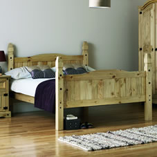 Wilkinson Plus Mexican Bed Chunky Pine Effect Double