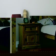 Mexican Side Table Chunky Pine