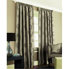 Wilkinson Plus Orbit Lined Curtains Latte 46inx72in