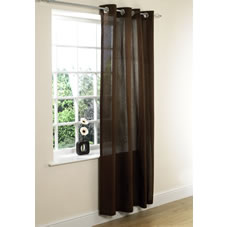 Wilkinson Plus Right Price Hopsack Curtain Ring Top Chocolate