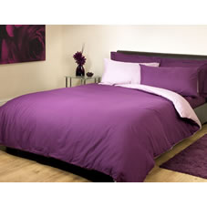 Wilkinson Plus Sleep Duvet Set Reversible Aubergine/Lilac Double