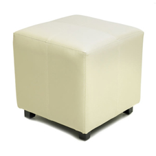 Wilkinson Plus Tiffany Faux Leather Cube PU Cream