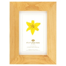 Wilkinson Plus Wilko Photo Frame Curve Maple Effect 6inx4in