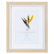 Wilkinson Plus Wilko Photo Frame Maple Effect/Silver Effect A4