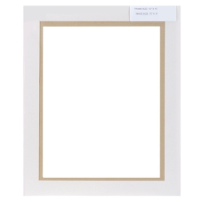 Wilkinson Plus Wilko Photo Frame Mount Double Rectangle White