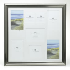 Wilkinson Plus Wilko Photo Frame Multi Frame Silver 16inx16in