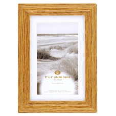 Wilkinson Plus Wilko Photo Frame Oak Effect 6inx4in