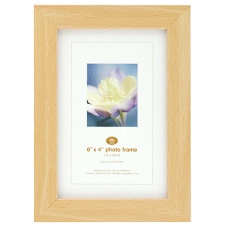 Wilkinson Plus Wilko Photo Frame Red Beech Effect 6inx4in