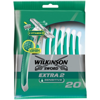 Wilkinson Sword Extra 2 Sensitive Disposable Razors x 20