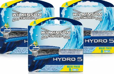 Wilkinson Sword Hydro 5 8 Blades 3 Pack