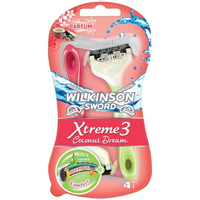 Xtreme 3 Beauty Scented Disposable Razors x 4