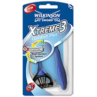 Wilkinson Sword Xtreme 3 Comfort Plus Disposable Razors x 4
