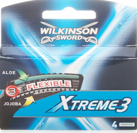 Wilkinson Sword Xtreme 3 Systems 4 Blades