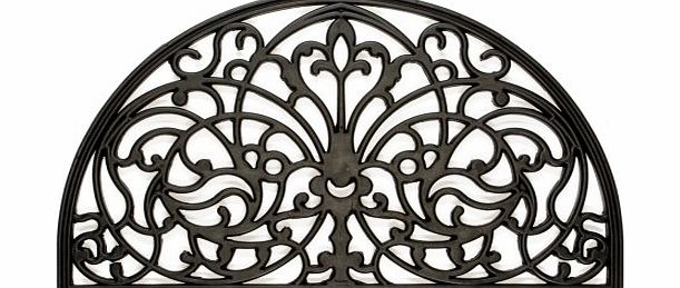 William Armes Wrought Iron Effect Mat 1/2 moon 75x45