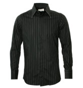 William Hunt Black Stripe Long Sleeve Shirt