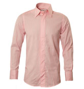 William Hunt Pink and White Stripe Long Sleeve
