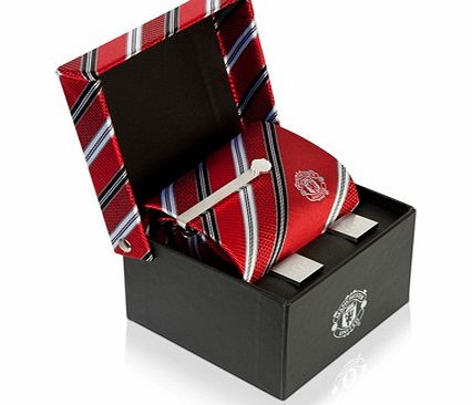 Manchester United Tie-Cufflink  Tie Slide Box