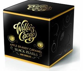 Willies Cacao Black Pearls - Apple Brandy Caramel 150g