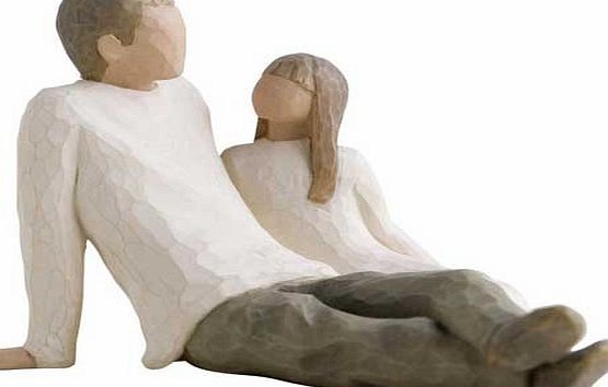 Father and Daughter Figurine