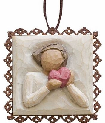 Willow Tree From the Heart Metal-Edged Ornament