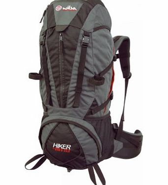Wilsa (HIKER 45) rip-stop nylon backpack for mountain adventures and gear-heavy hiking 1600 g.