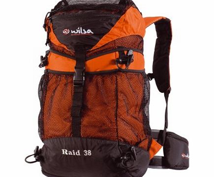 Wilsa Raid 38 litre rip-stop light-weight hill running backpack 650 g
