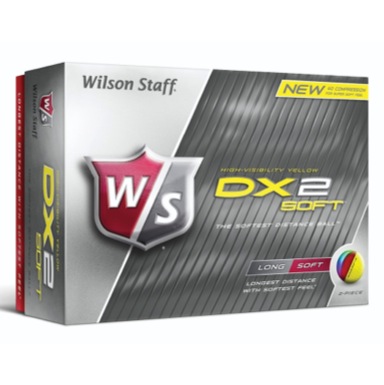 Wilson DX2 Soft Golf Balls Yellow