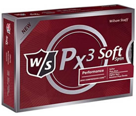 Wilson Golf Px3 Soft Spin Golf Ball Dozen