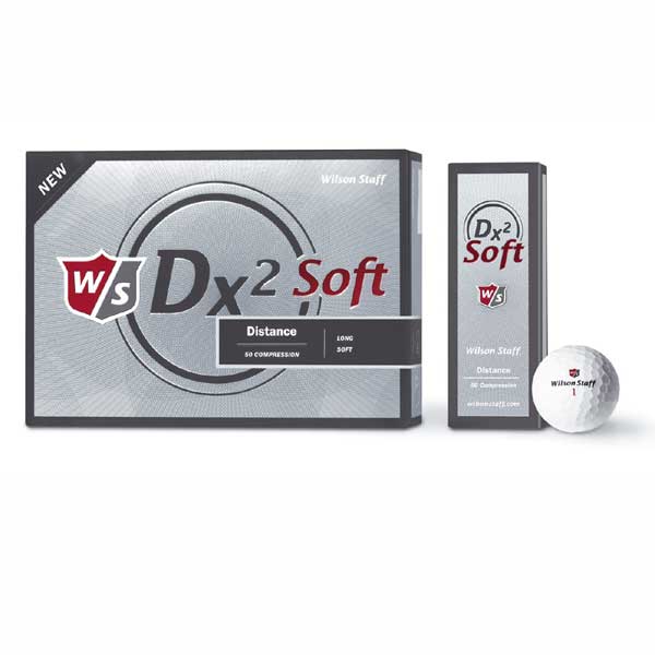 Wilson Staff DX2 Soft Distance Golf Balls 12 Balls