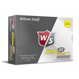 Wilson Staff DX2 Yellow Soft Golf Balls (12 Balls)
