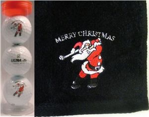Wilson Staff FATHER CHRISTMAS 3 BALLS AND TOWEL