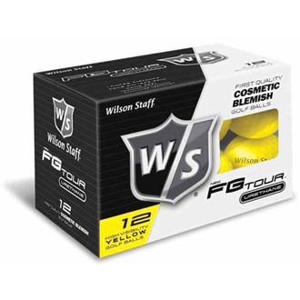 Wilson Staff FG Tour Yellow Golf Balls (12