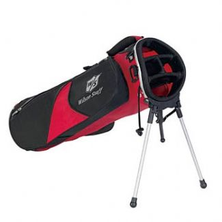 Wilson Staff MINI FEATHER 2LB CARRY STAND GOLF BAG 2009 Black