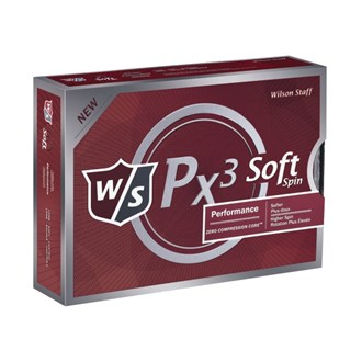 Wilson Staff PX3 Soft Spin Golf Balls (12 Balls)
