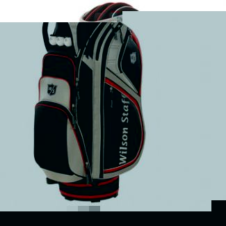 TOUR SERIES TROLLEY GOLF BAG 2009 WHITE/RED
