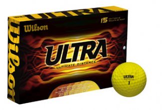 Wilson Staff ULTRA ULTIMATE DISTANCE 2008 (15 PACK) YELLOW