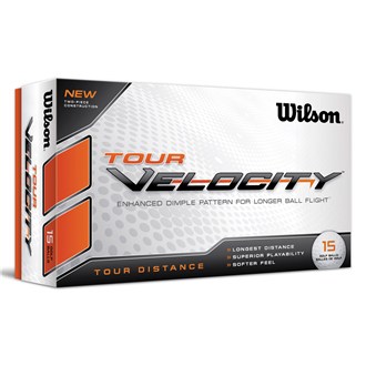 Wilson Tour Velocity Distance Golf Balls (15